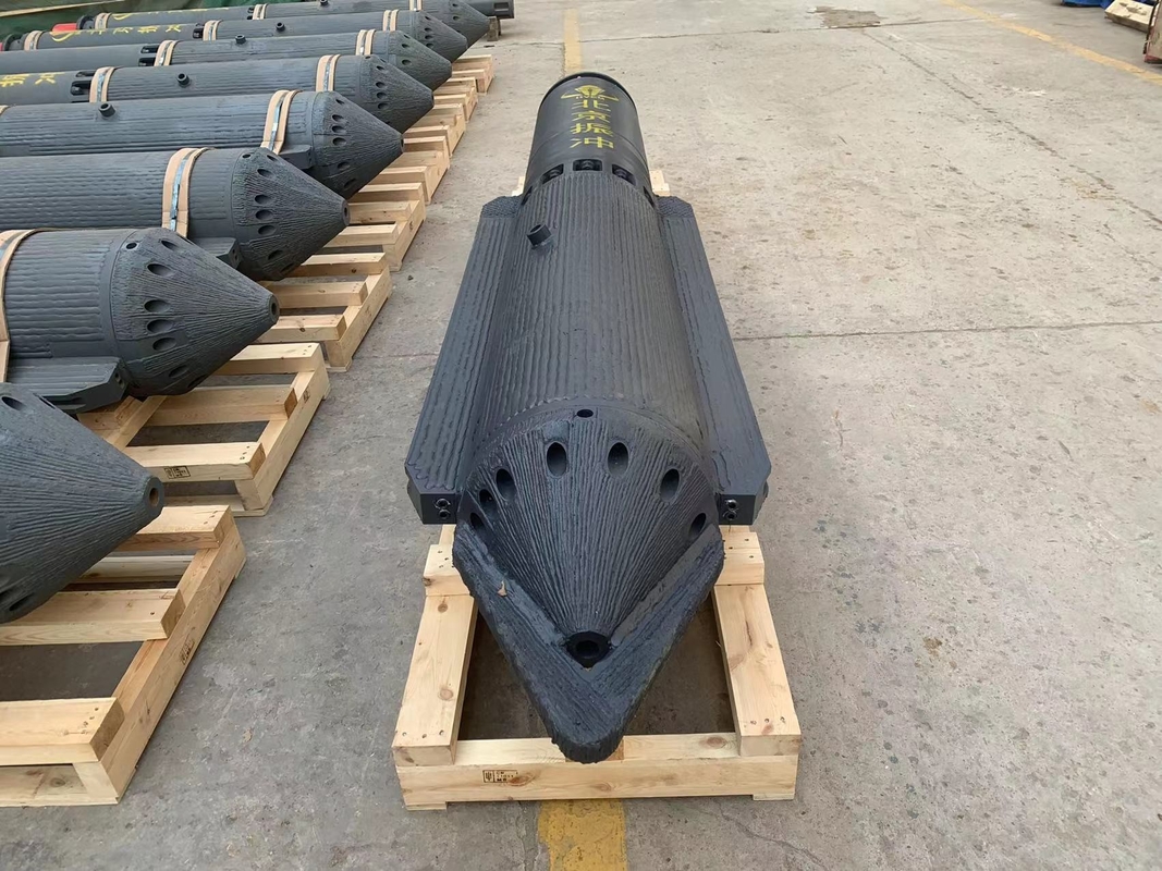 Sprzęt do techniki flotacji wibracyjnej 130 Kw 377 mm Wykonawcy palowania wibracyjnego do ulepszania warstwy miękkiej gleby