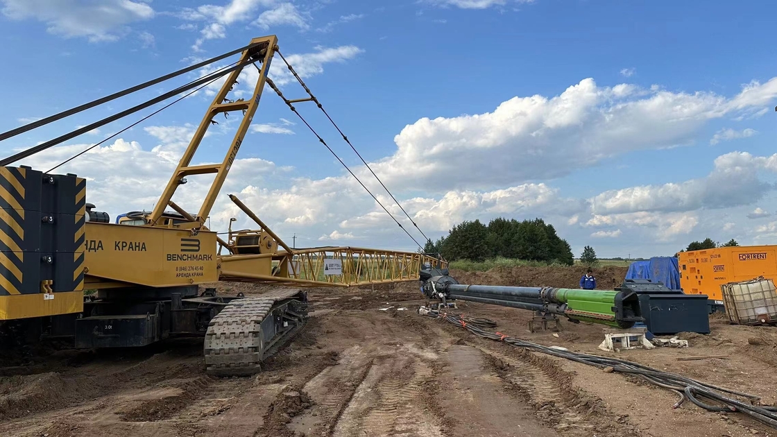 Wymiana kolumny kamieniowej Vibro Piaskowy kompaktowany stos Dno żywności Vibroflot Prowadzenie do poprawy gleby