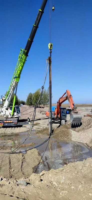 3000 mm Długość stalowa Akcesoria Vibroflot Certyfikowane ISO 9001 Dostosowywalne do poprawy terenu