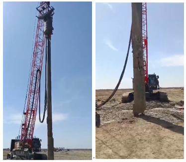 DN325 Wyposażenie w rurę wibracji częstotliwość 45-55 Hz India Vibroflot Construction's Reliable Performance