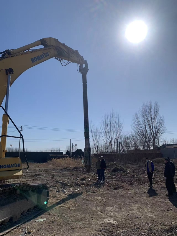 BVEM 2600 R/Min Prędkość obrotowa Vibroflot hydrauliczny Budowa połączenia wody i powietrza w celu poprawy gleby