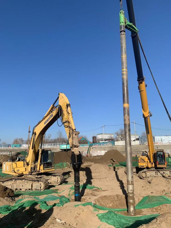 Chińska marka BVEM 500-800 mm Wibrator Hydrauliczny do ciężkich prac palowych i maksymalnej średnicy