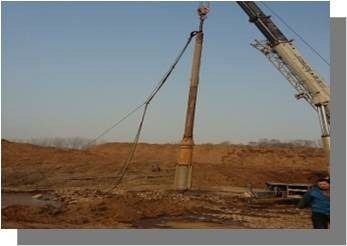 Wyposażenie Vibroflot 105 kW mocy wibratora i 3445 mm długości dla wydajności