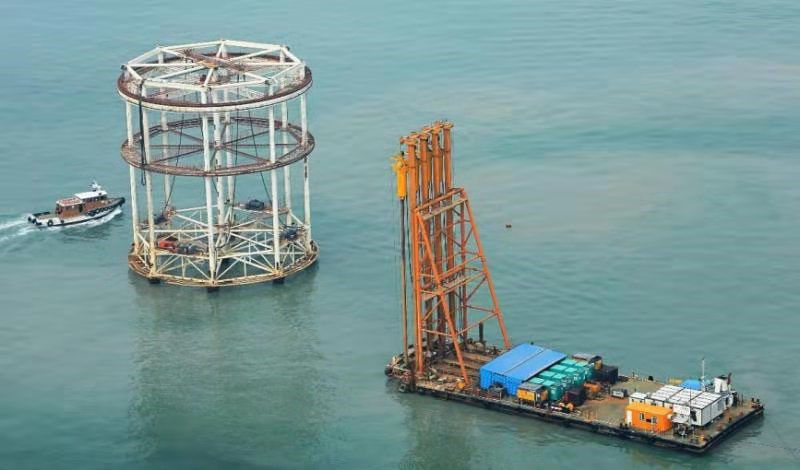 1800 obr./min Bvem Offshore Vibroflotation Stone Column do obróbki miękkiej warstwy gleby