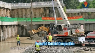 Potężny sprzęt Vibroflot do ulepszania gruntu