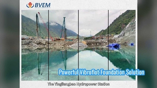 Kolumna kamienna Vibroflot 180KW Wydajne rozwiązanie fundamentowe
